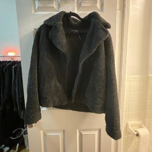 Banana Republic Shearling Teddy Moto Jacket